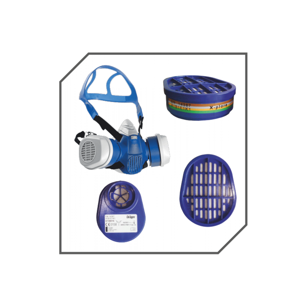 Drager Yarım Yüz Gaz Maskesi