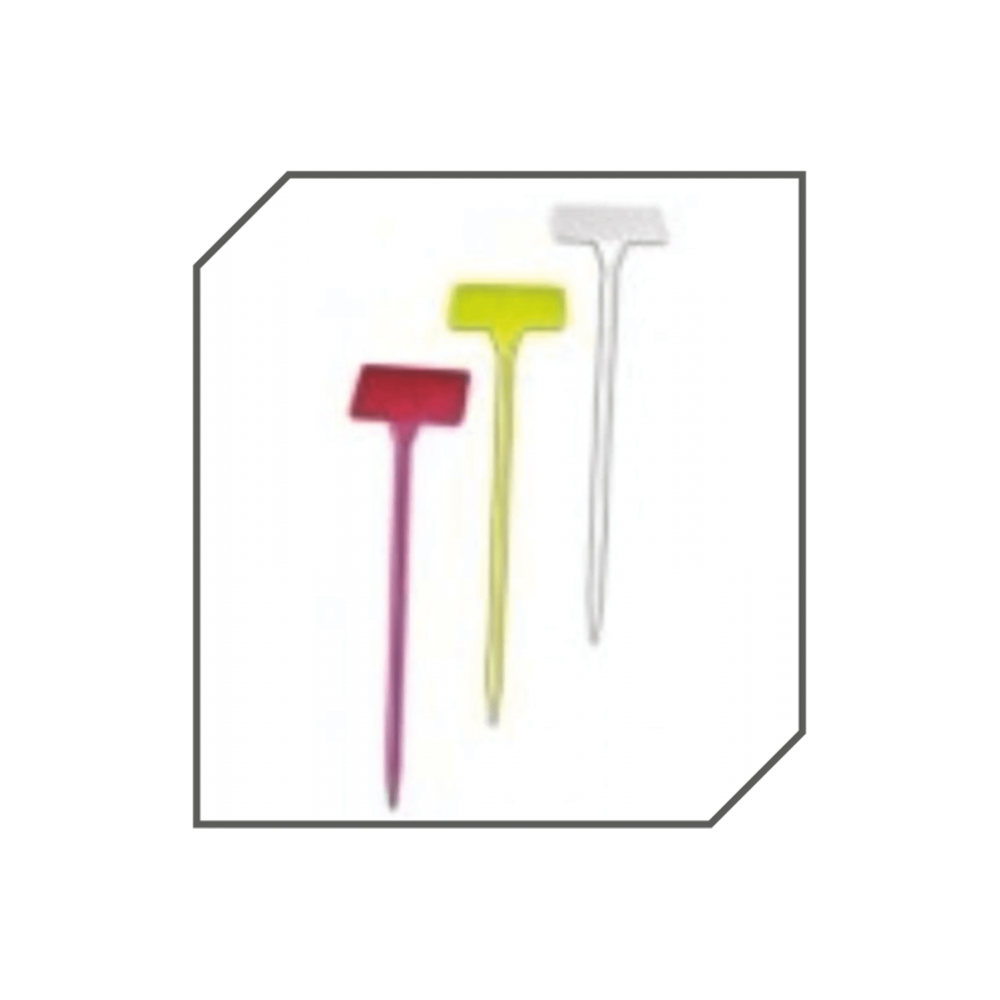 Kazıklı Bitki Etiketleri Beyaz 65*95*330 10 LU